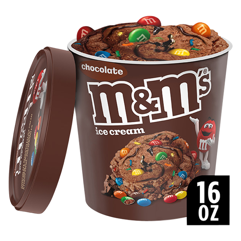 M&M'S Chocolate Ice Cream Pint, 16 Oz