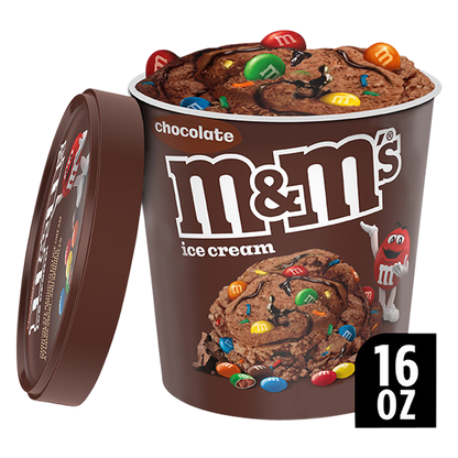 M&M'S Chocolate Ice Cream Pint, 16 Oz