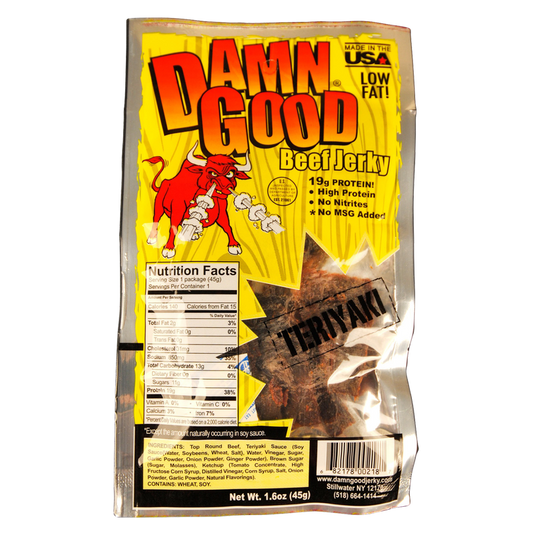 Damn Good Teriyaki Beef Jerky 1.6oz