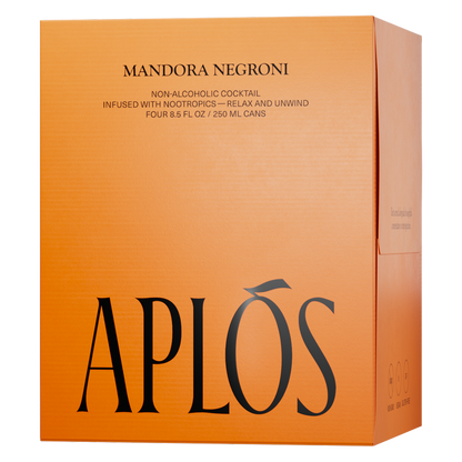 Aplós Mandora Negroni Functional Non-Alc Cocktail 4pk 8.5oz Can