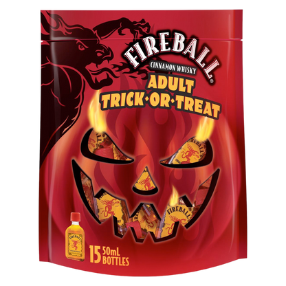 Fireball Trick or Treat 50ml 15pk (33 proof)