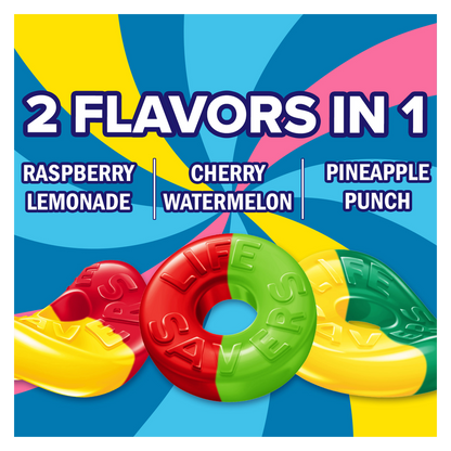 LIFE SAVERS Gummy Candy, Collisions, 7 oz Bag