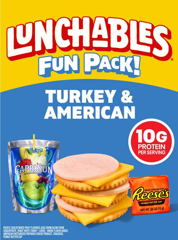 Lunchables Turkey & American Cheese Lunch Combinations with Capri Sun - 8.9oz