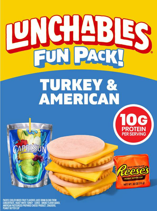 Lunchables Turkey & American Cheese Lunch Combinations with Capri Sun - 8.9oz