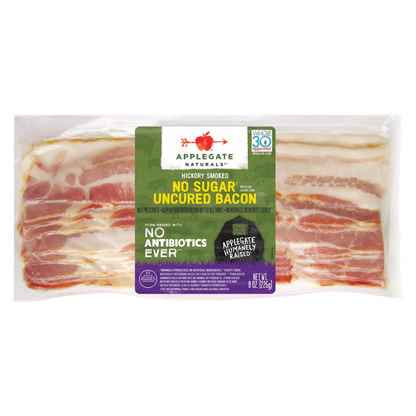 Applegate No Sugar Hickory Smoked Bacon - 8oz
