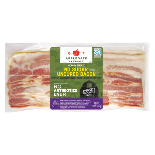 Applegate No Sugar Hickory Smoked Bacon - 8oz