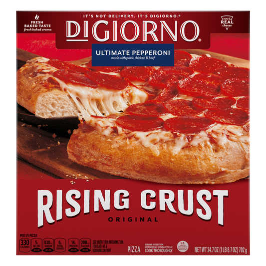 DiGiorno Rising Crust Pepperoni Pizza, 24.7oz.