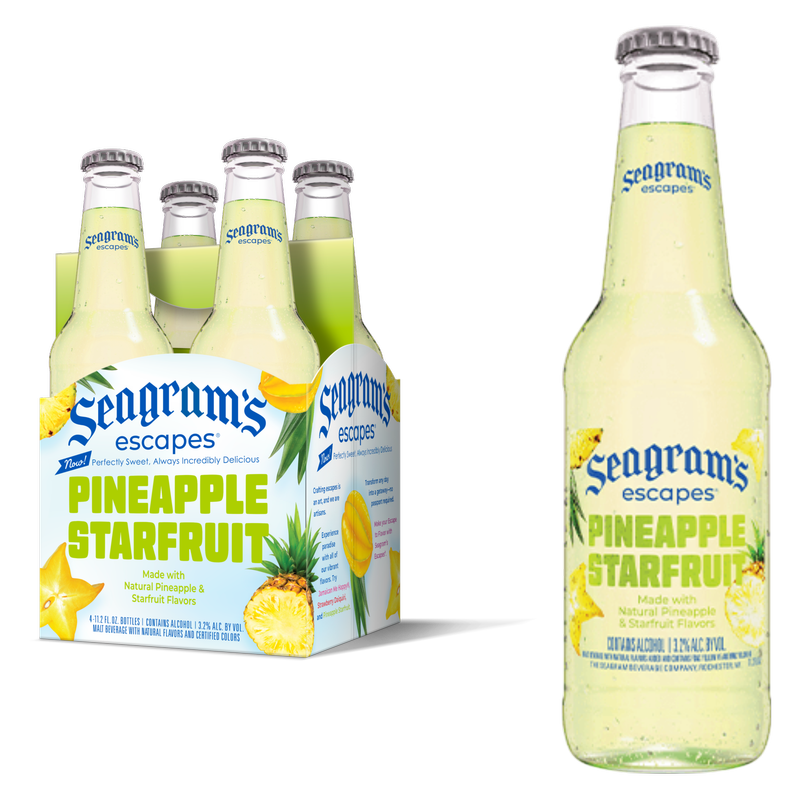 Seagram's Escapes Pineapple Starfruit 4pk 11.2oz Btl