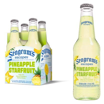Seagram's Escapes Pineapple Starfruit 4pk 11.2oz Btl
