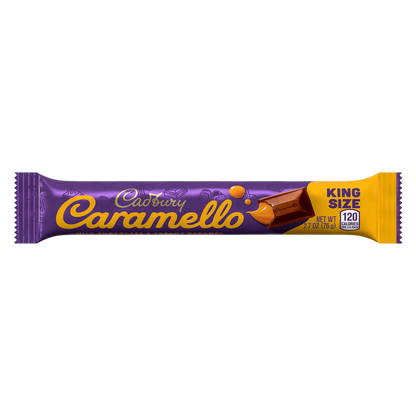 Cadbury Caramello Milk Chocolate Caramel King Size Candy, 2.7 oz