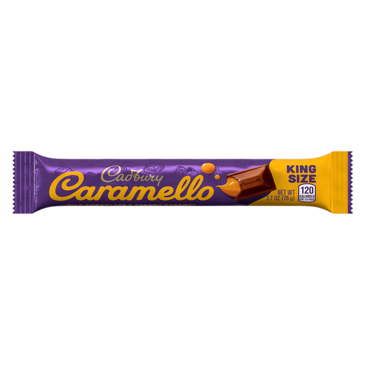 Cadbury Caramello Milk Chocolate Caramel King Size Candy, 2.7 oz