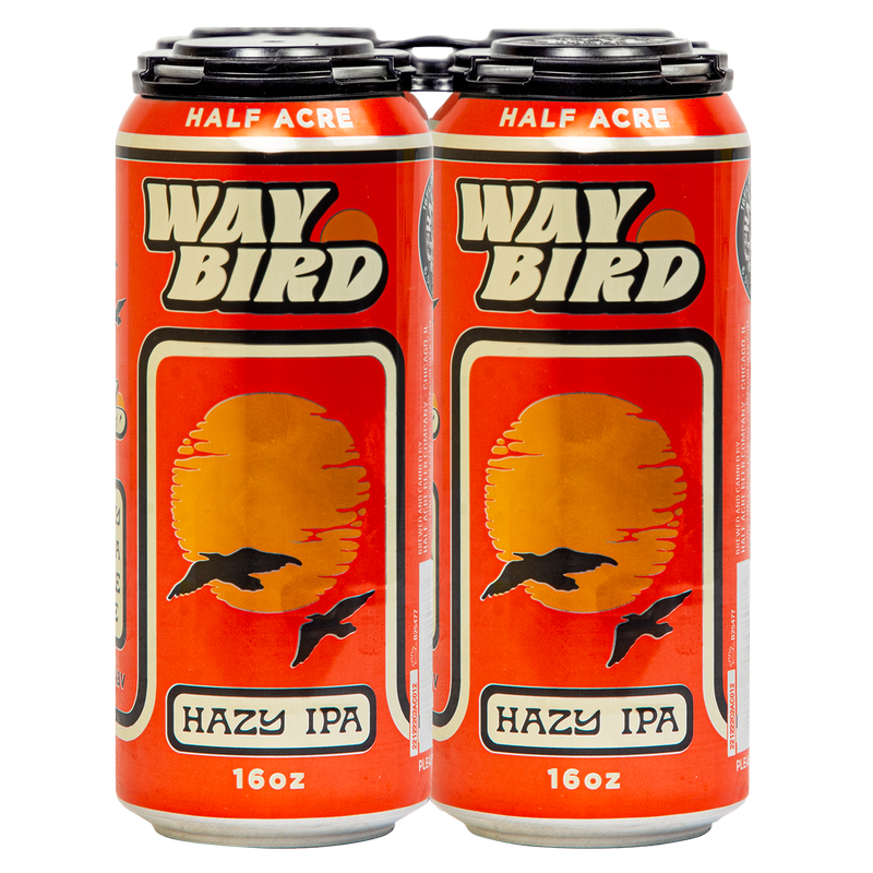 Half Acre Way Bird Hazy IPA 4pk 16oz Can 6.5% ABV