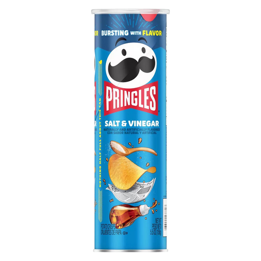 Pringles Potato Crisps Chips Salt and Vinegar 5.5oz