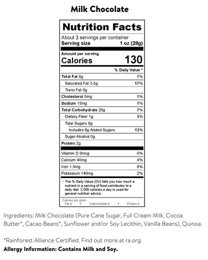 Undercover Snacks Milk Chocolate Quinoa Mini Crisps, 3oz