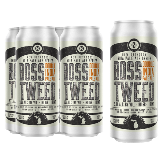 Old Nation Boss Tweed Hazy Double IPA 4pk 16oz Can 9.3% ABV