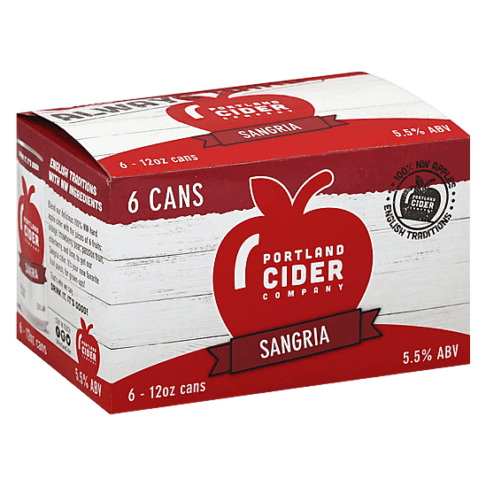 Portland Cider Berry Rotator - Peach Berry 6pk 12oz Can