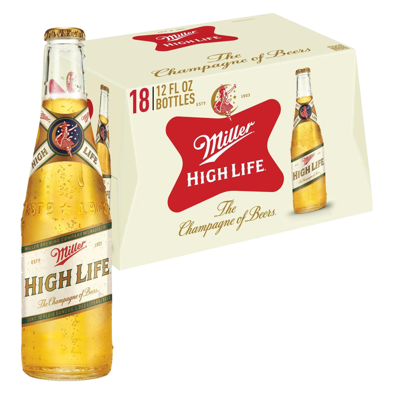 Miller High Life 18pk 12oz Btl 4.6% ABV