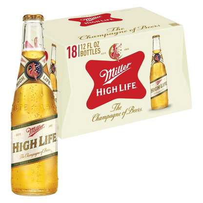 Miller High Life 18pk 12oz Btl 4.6% ABV