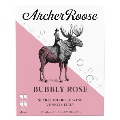 Archer Roose Wines Bubbly Rose 4pk 250ml Cans