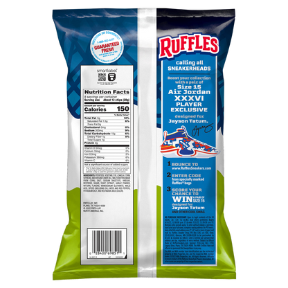 Ruffles Potato Chips Spicy Dill Pickle 8oz