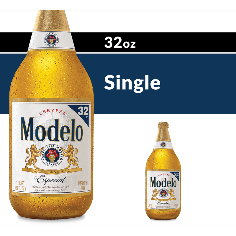 Modelo Especial Single 32oz Btl 4.4% ABV