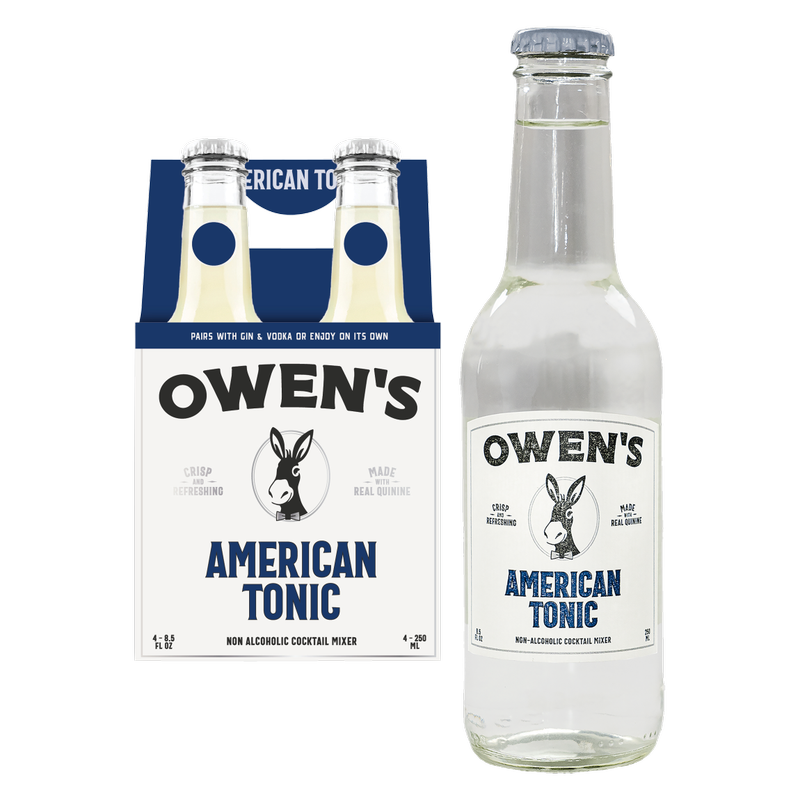 Owen's American Tonic 4pk 250ml Glass Btl