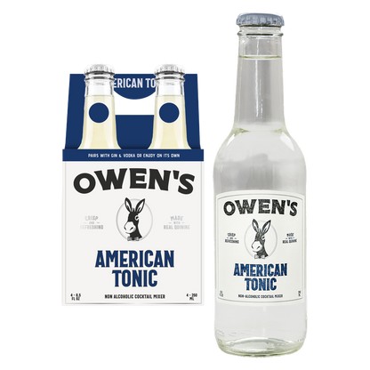 Owen's American Tonic 4pk 250ml Glass Btl
