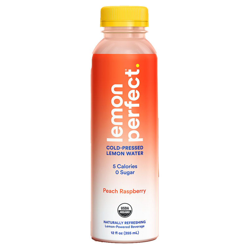 Lemon Perfect Peach Raspberry 12oz Btl
