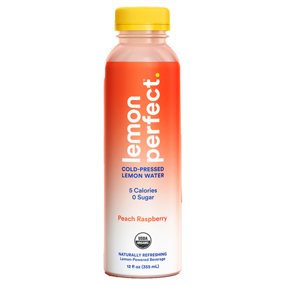Lemon Perfect Peach Raspberry 12oz Btl