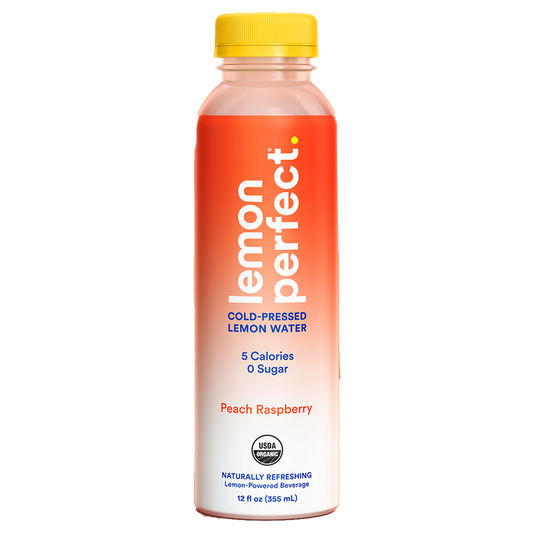 Lemon Perfect Peach Raspberry 12oz Btl
