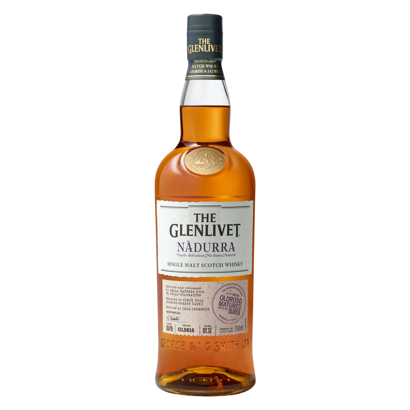 Glenlivet Nadurra Peated Whiskey Cask Single Malt Scotch 750ml