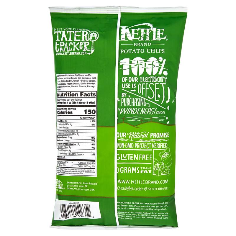 Kettle Brand Jalapeno Potato Chips 5oz