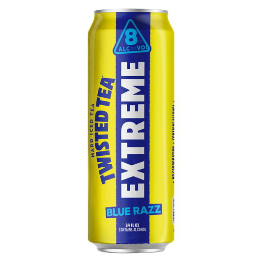 Twisted Tea Extreme Blue Razz Single 24oz Can 8% ABV