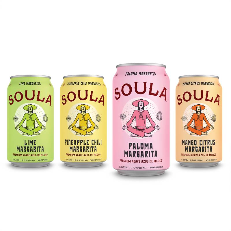 Soula Cocktails Margarita Variety 12oz Cans 8pk