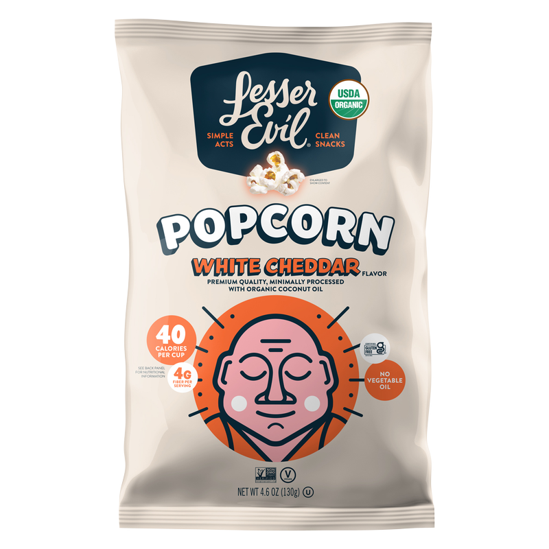 LesserEvil No Cheese Cheesiness Organic Popcorn 5oz