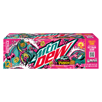 Mountain Dew Baja Pointbreak Punch 12pk 12oz Btl