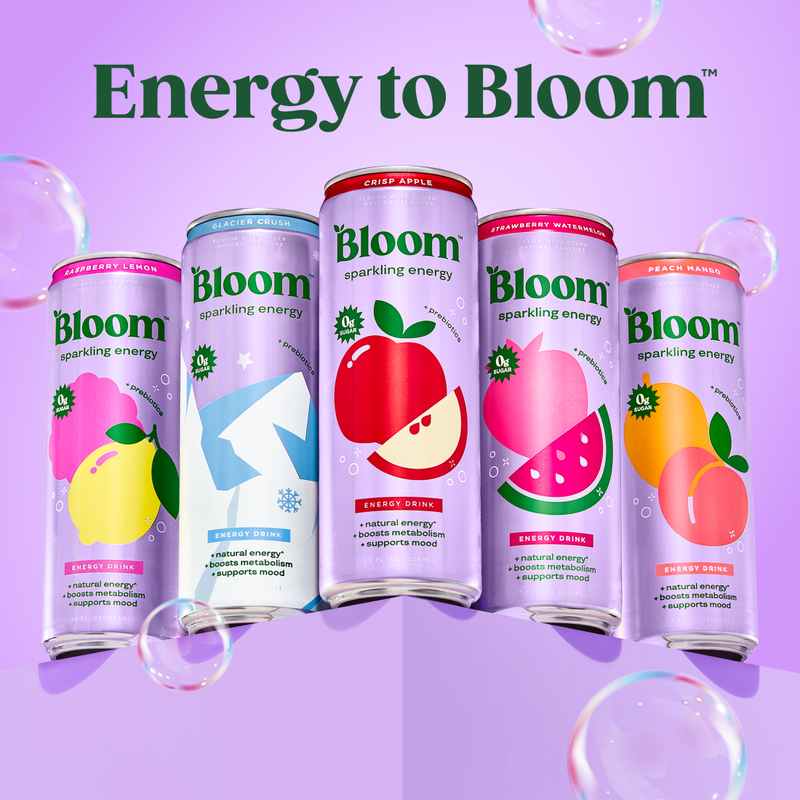 Bloom Sparkling Energy Glacier Crush 12oz Can