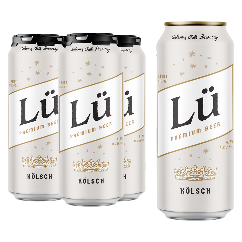 Solemn Oath Lü Kolsch 4pk 16oz Can 4.7% ABV