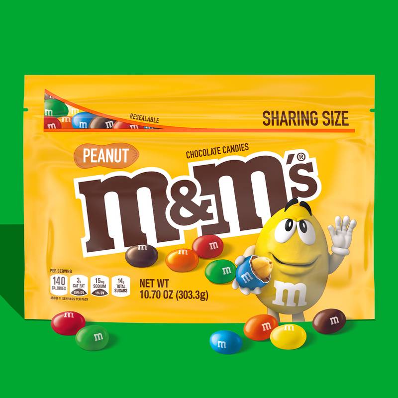 M&M's Peanut Milk Chocolate Candies 10.7oz