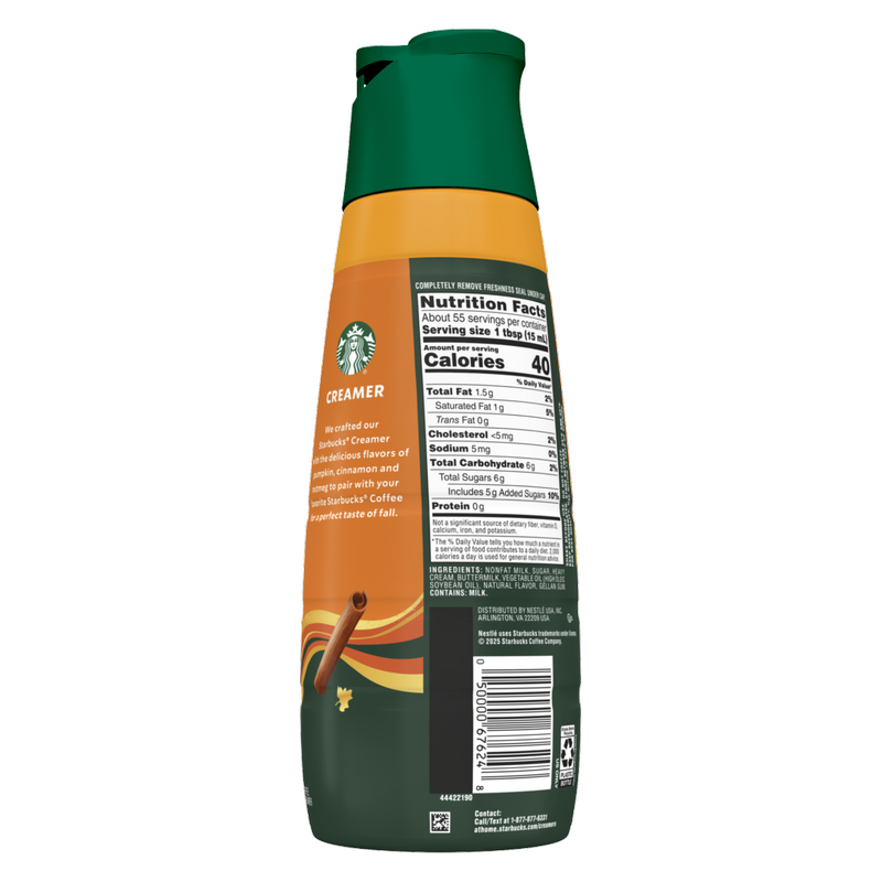 Starbucks Pumpkin Spice Creamer 28oz Btl