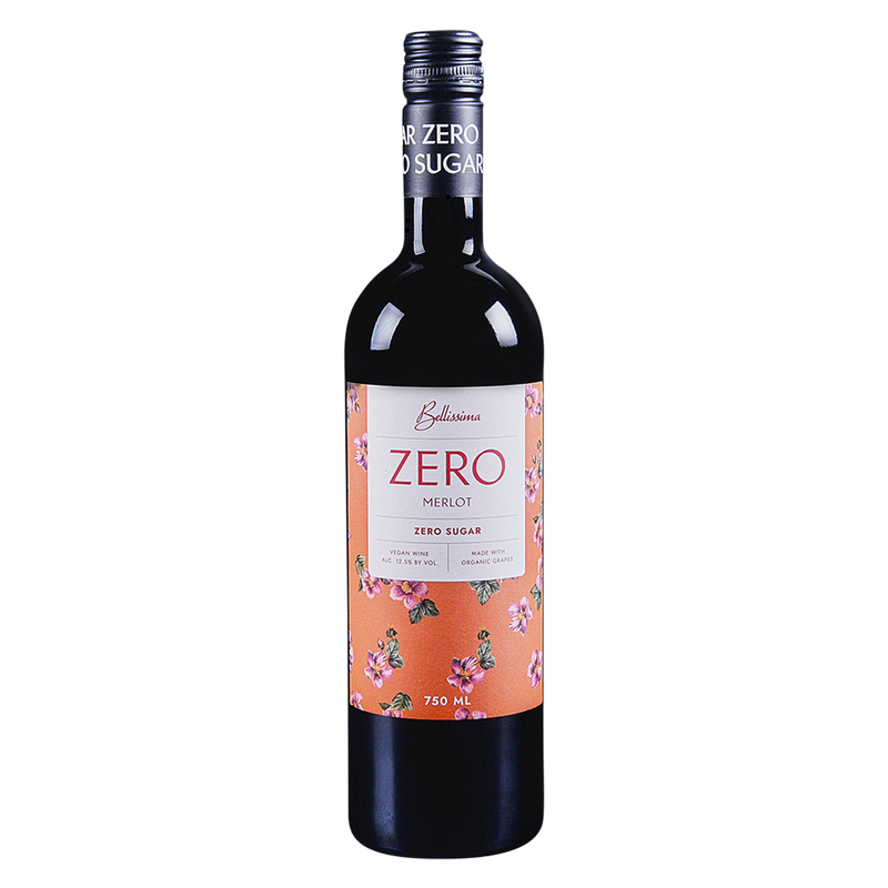 Bellissima Zero Sugar Merlot 750ml
