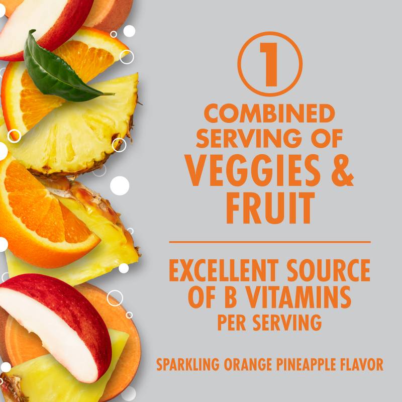 V8 Plus Energy Sparkling Orange Pineapple 4pk 11.5oz Can