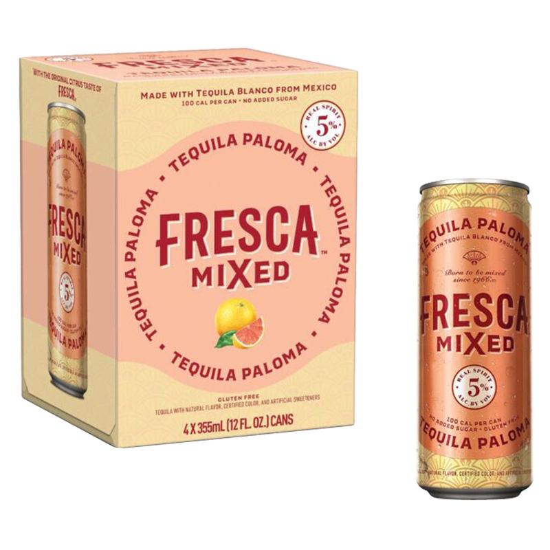 Fresca Mixed Tequila Paloma Canned Cocktail 4pk 12oz Can 5.0% ABV