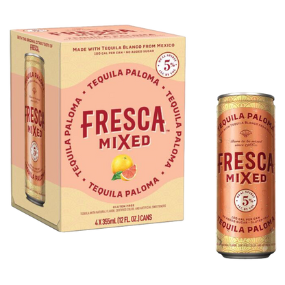 Fresca Mixed Tequila Paloma Canned Cocktail 4pk 12oz Can 5.0% ABV