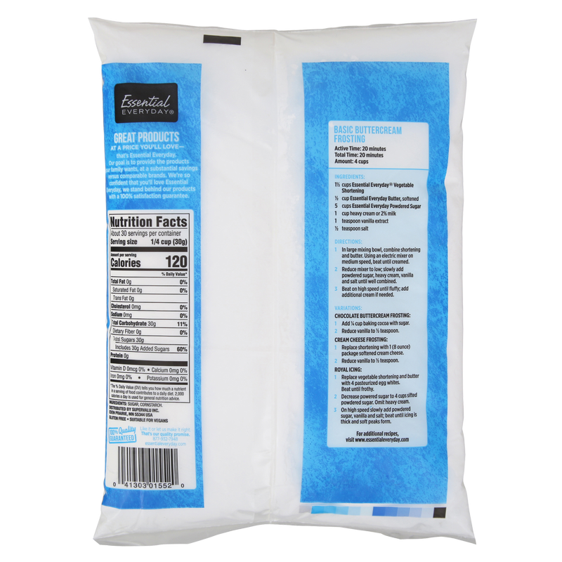 Essential Everyday Powdered Confectioners Sugar 2lb