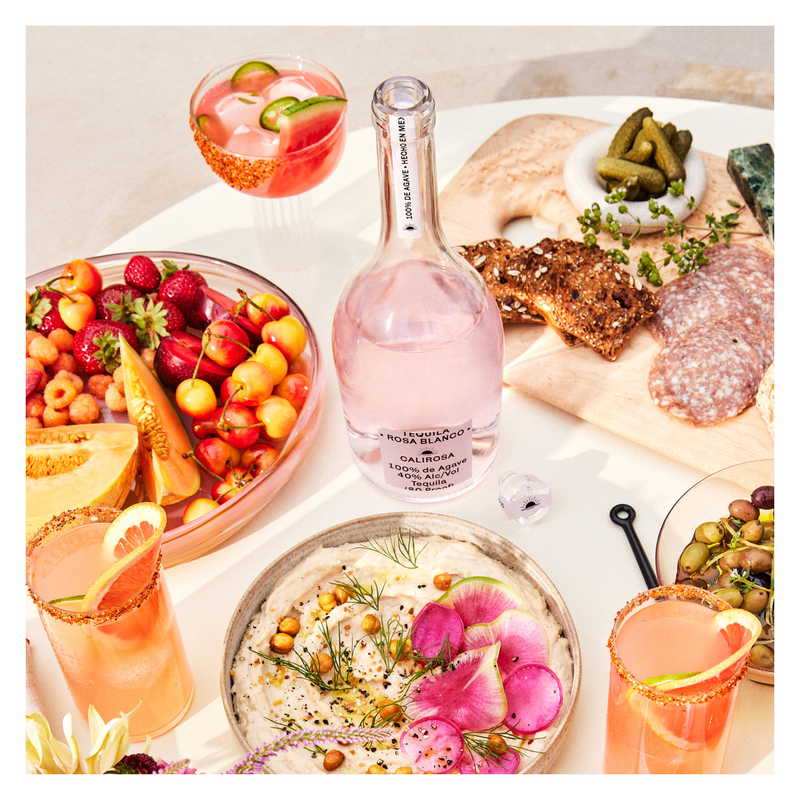 Calirosa Rosa Blanco Tequila 750ml (80 Proof)