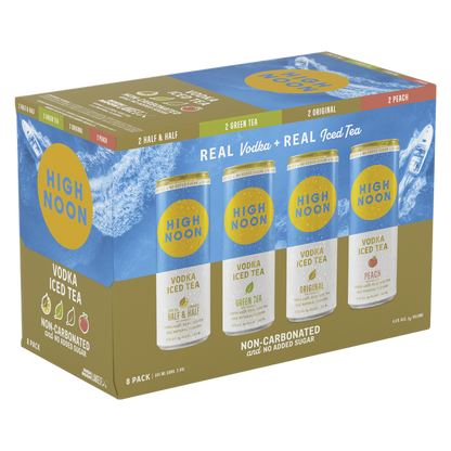 High Noon Vodka Iced Tea Lake Pack 8pk 355ml Can 4.5% ABV