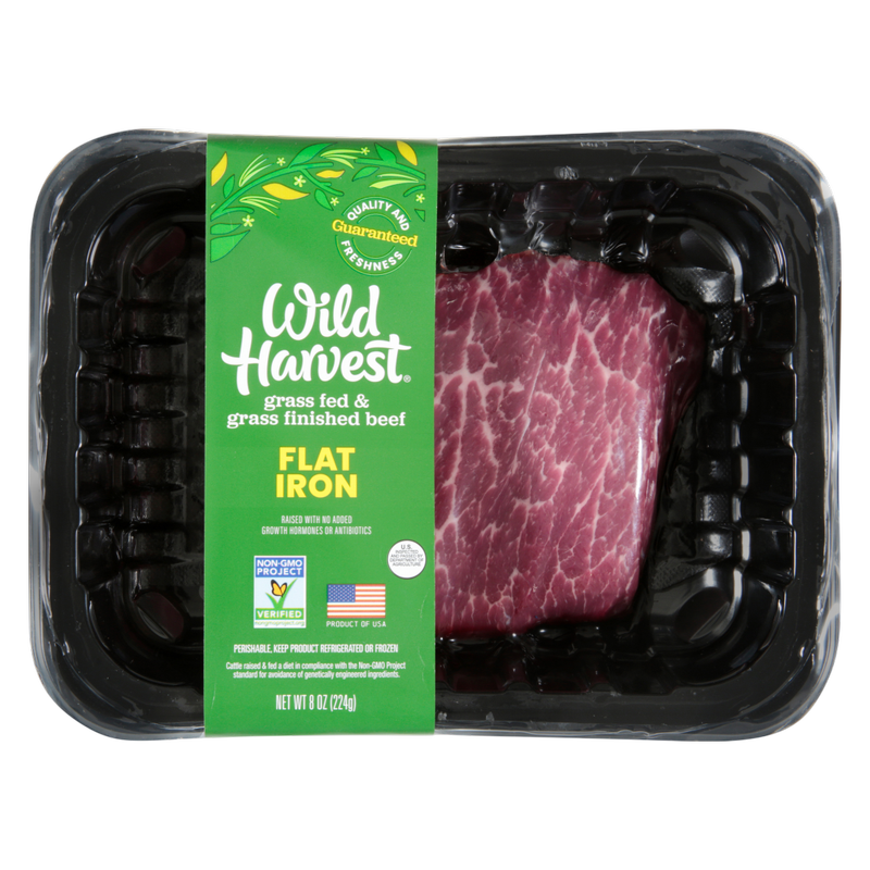 Grass Fed Flat Iron Steak (Frozen) - 8oz