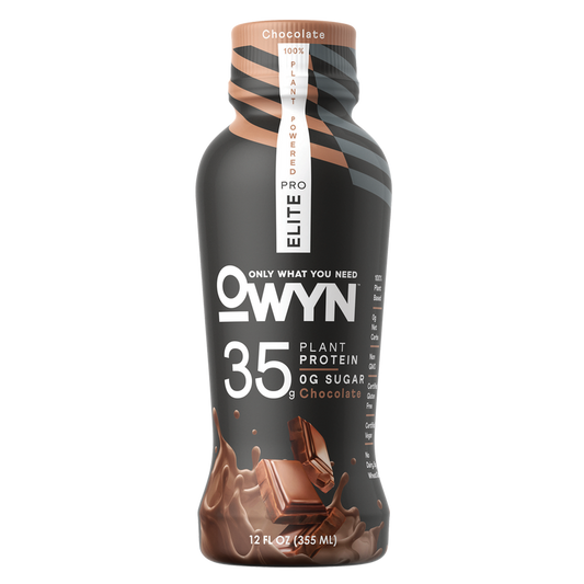 OWYN Elite Pro 35G Chocolate Plant Based Protein Drink 12oz Btl