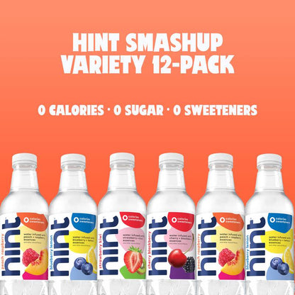 Hint Smashup Variety Pack 12pk 16oz Btl